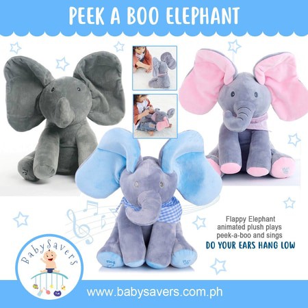 elephant that plays peek a boo
