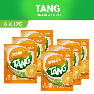 Tang Powdered Juice Orange Litro 19g Pack of 6 | Shopee Philippines