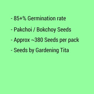 Pakchoi Seeds ~380 pcs #3