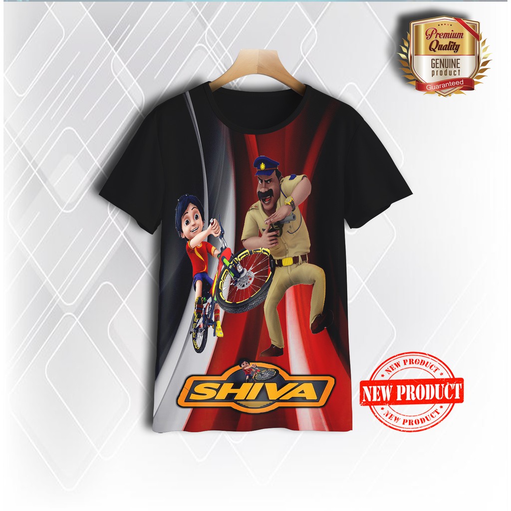 Shiva T-Shirt & Ladusing 3D Cartoon Tv Kids Clothes | Shopee Philippines