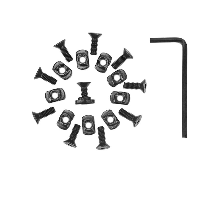 10pcs mlok screw and nut combination, matching screw and nut set, Mlok