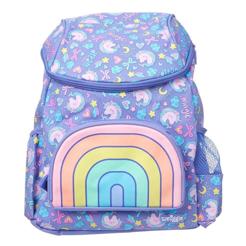 Smiggle Hoodie Character Junior Backpack - Magical Unicorn | Shopee ...