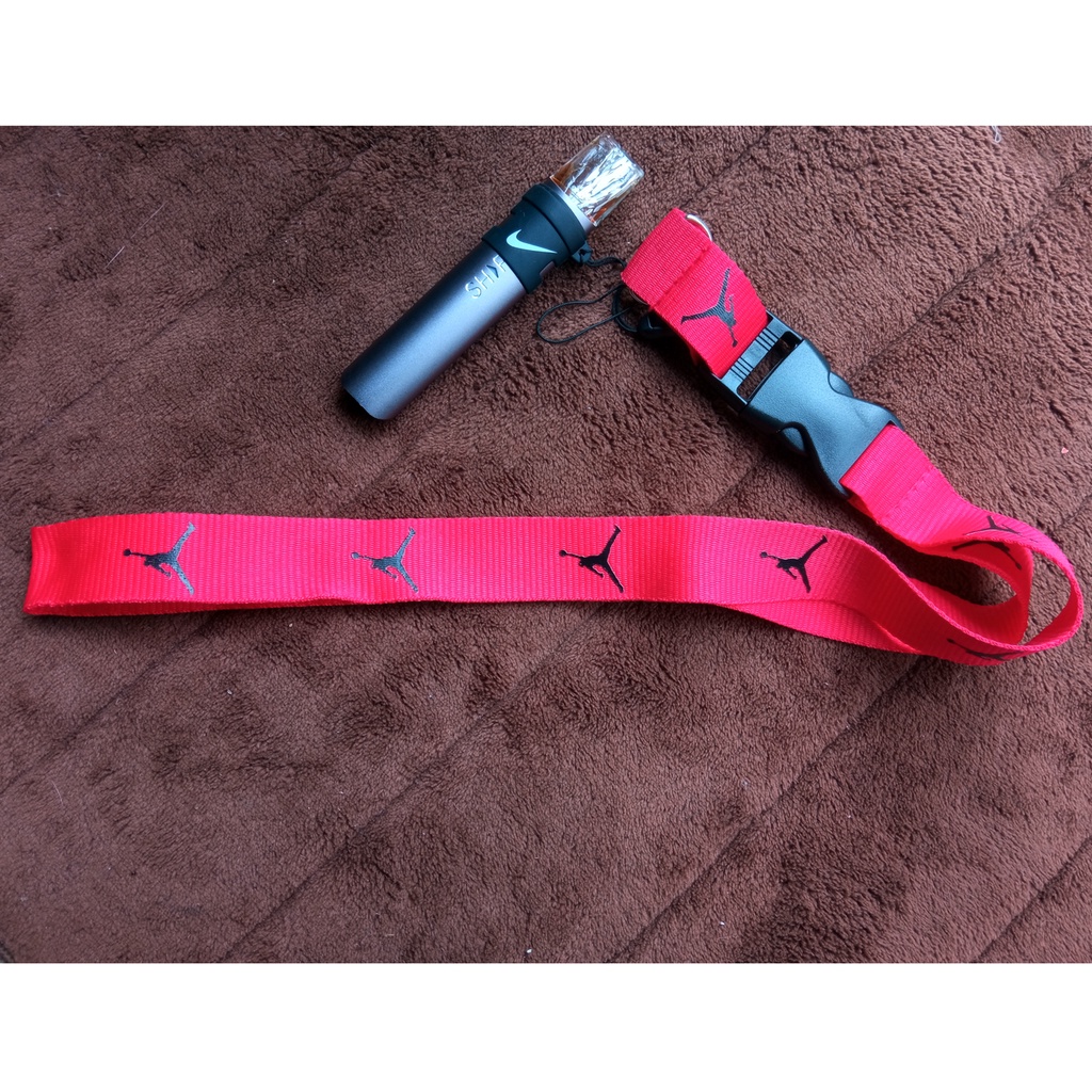 Jordan Red Vape Holder Lanyard ID Lace Universal Necklace Silicone Ring RELX YOOZ SHIFT Essential