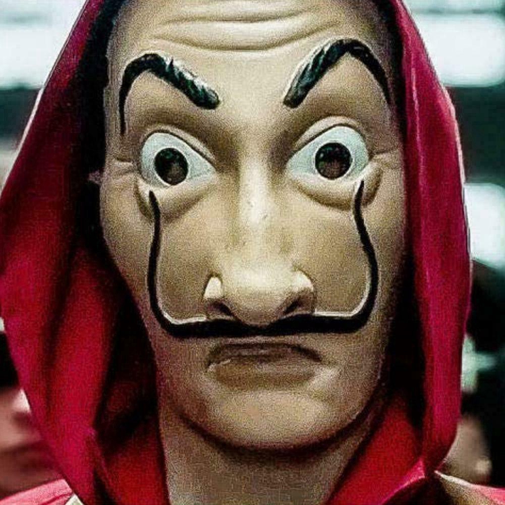 Lista 33+ Imagen de fondo mascara dali la casa de papel Cena hermosa