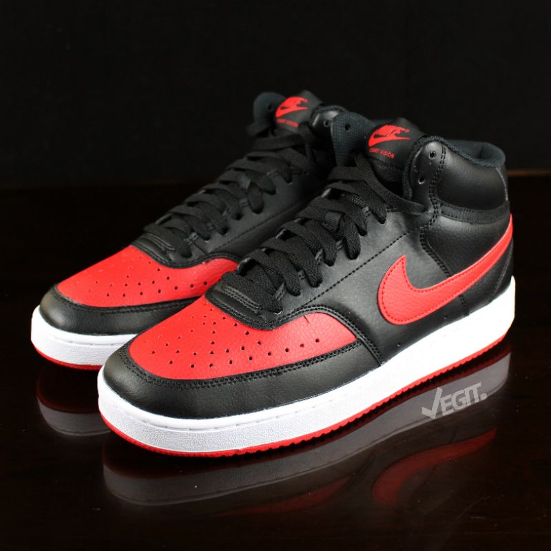 RED NIKE Mens Court Vision Mid Sneaker atelier yuwa ciao jp