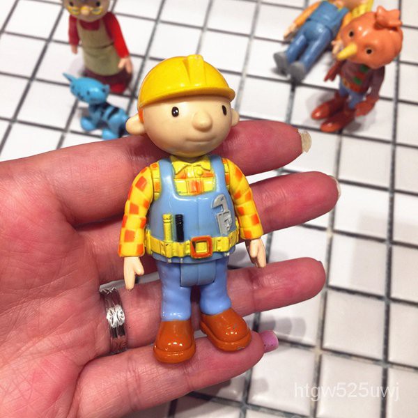 1pcs 7cm Cartoon anime fireman Sam Bob the builder Action Figures Dolls  kids PVC education model for | Shopee Philippines