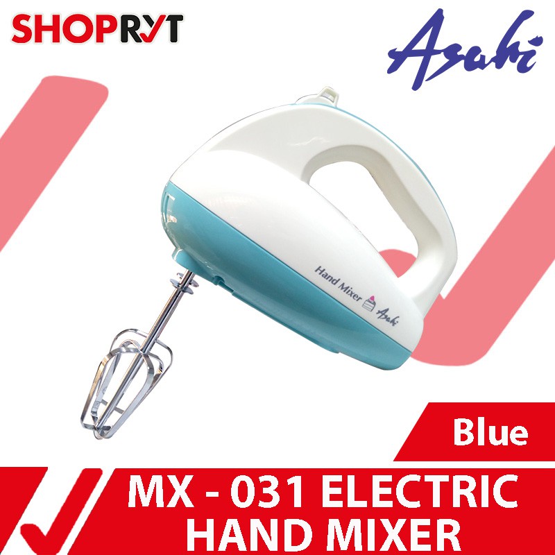 Asahi Electric Hand Mixer MX031With Accessory Holder, Portable Hand