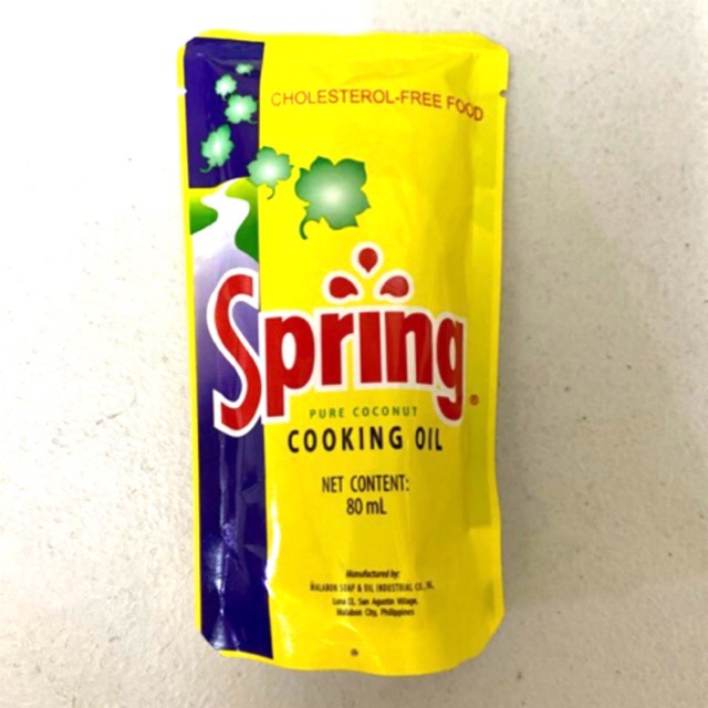 Spring Pure Coconut Cooking Oil 80ml | Shopee Philippines