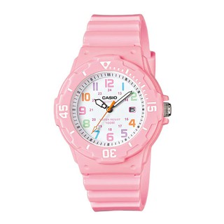 Casio (LRW-200H-4B2VDF) Pink Resin Strap 100 Meter Quartz Watch for Women #2