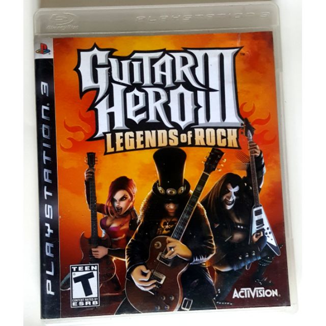guitar hero legends of rock ps3