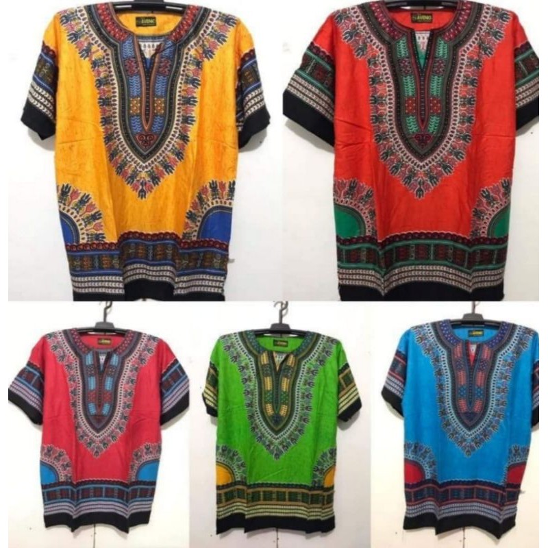 POLO SHIRTS BATIK AVENIO DASHIKI | Shopee Philippines