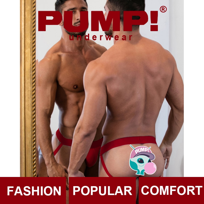 Pump Sexy Cotton Men S Thong Shorts Breathable Sports Fashion
