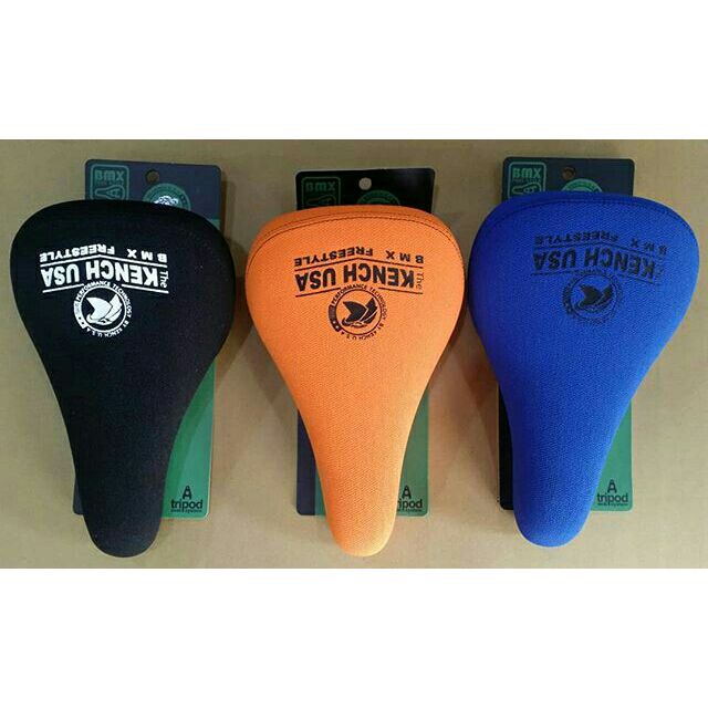 orange bmx seat