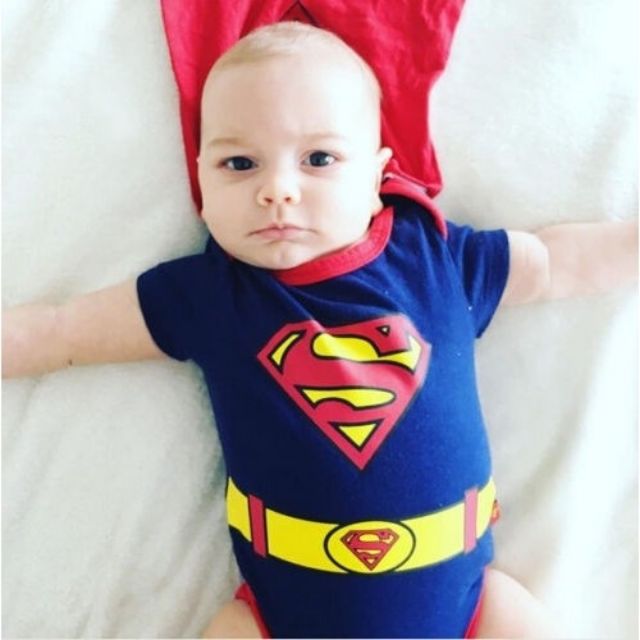 baby boy superhero costume