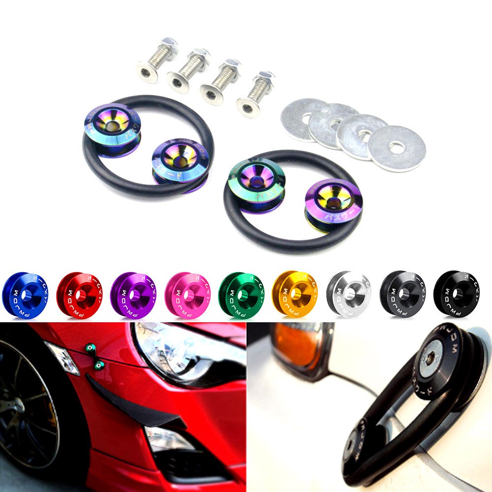 Xotic Tech Billet Aluminum Hood Spacer/Riser Kit For Acura Integra, Honda CRX/Civic (JDM Style)