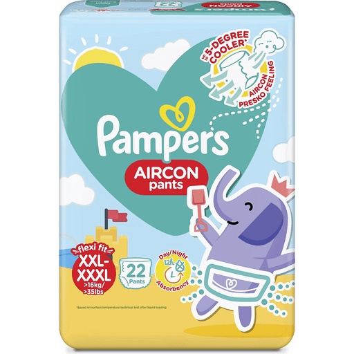 Pampers Baby Diaper 22s XXL Dry Aircon Pants Shopee Philippines