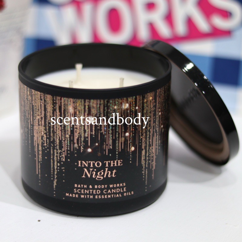 bath and body works into the night candle review