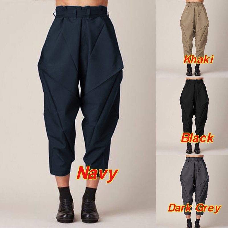 frill high waisted pants