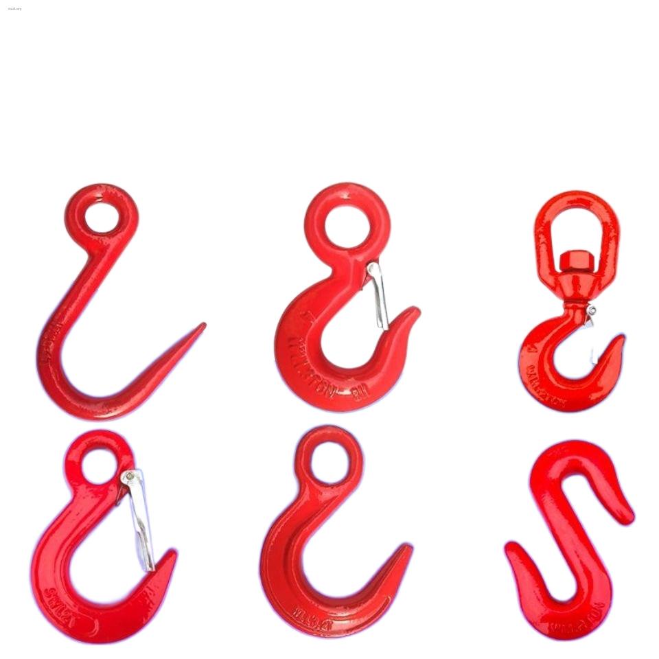 Large opening hook welding hook steel pipe hook cargo hook crane ...