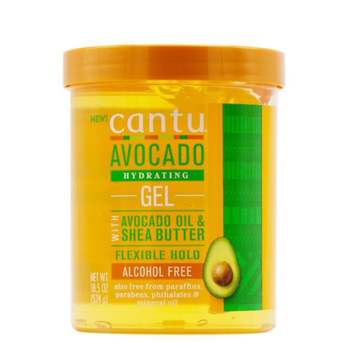 Cantu Avocado Hydrating Styling Gel With Avocado Oil & Shea Butter 