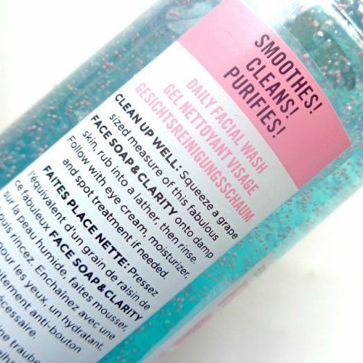 soap & glory face wash reviews