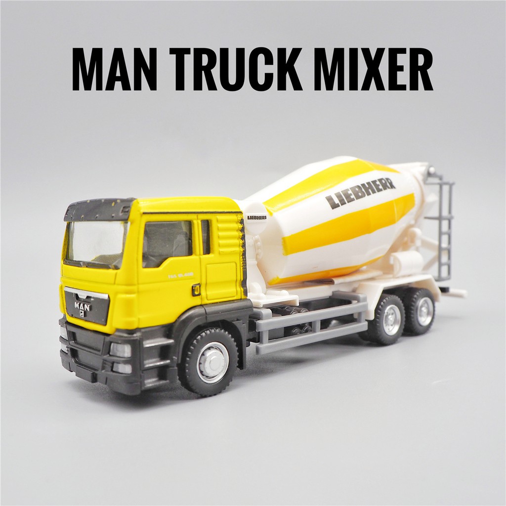 man cement mixer