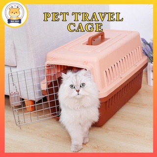 [Ready Stock] Dog/Cat Travel Cage Portable and Breathable Crates Airline approved Pet Carrier