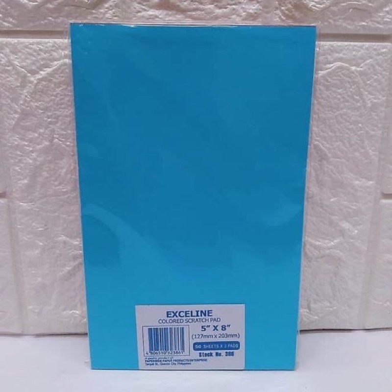 Exceline Colored Scratch Pad 40 sheets Shopee Philippines