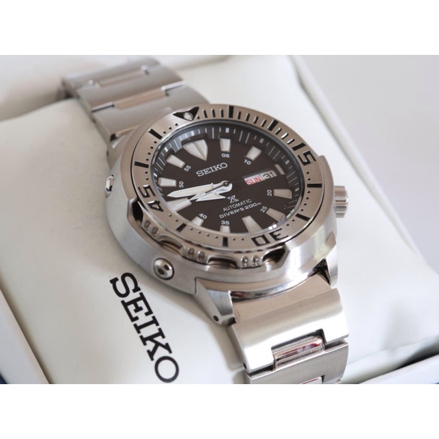 Seiko PROSPEX SRP637 Baby Tuna All Steel Automatic Divers Watch SRP637K1 |  Shopee Philippines