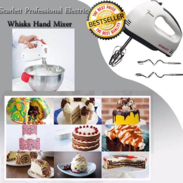 Scarlett Professional Electric Whisks Hand Mixer Shopee Philippines
