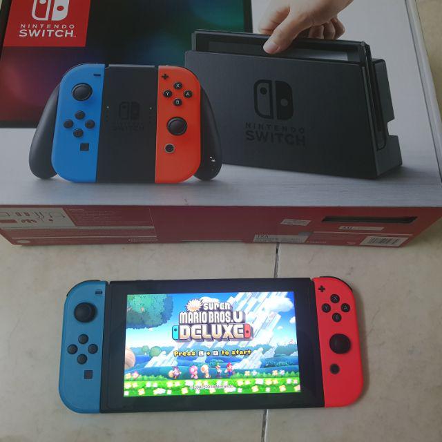 used nintendo switch console