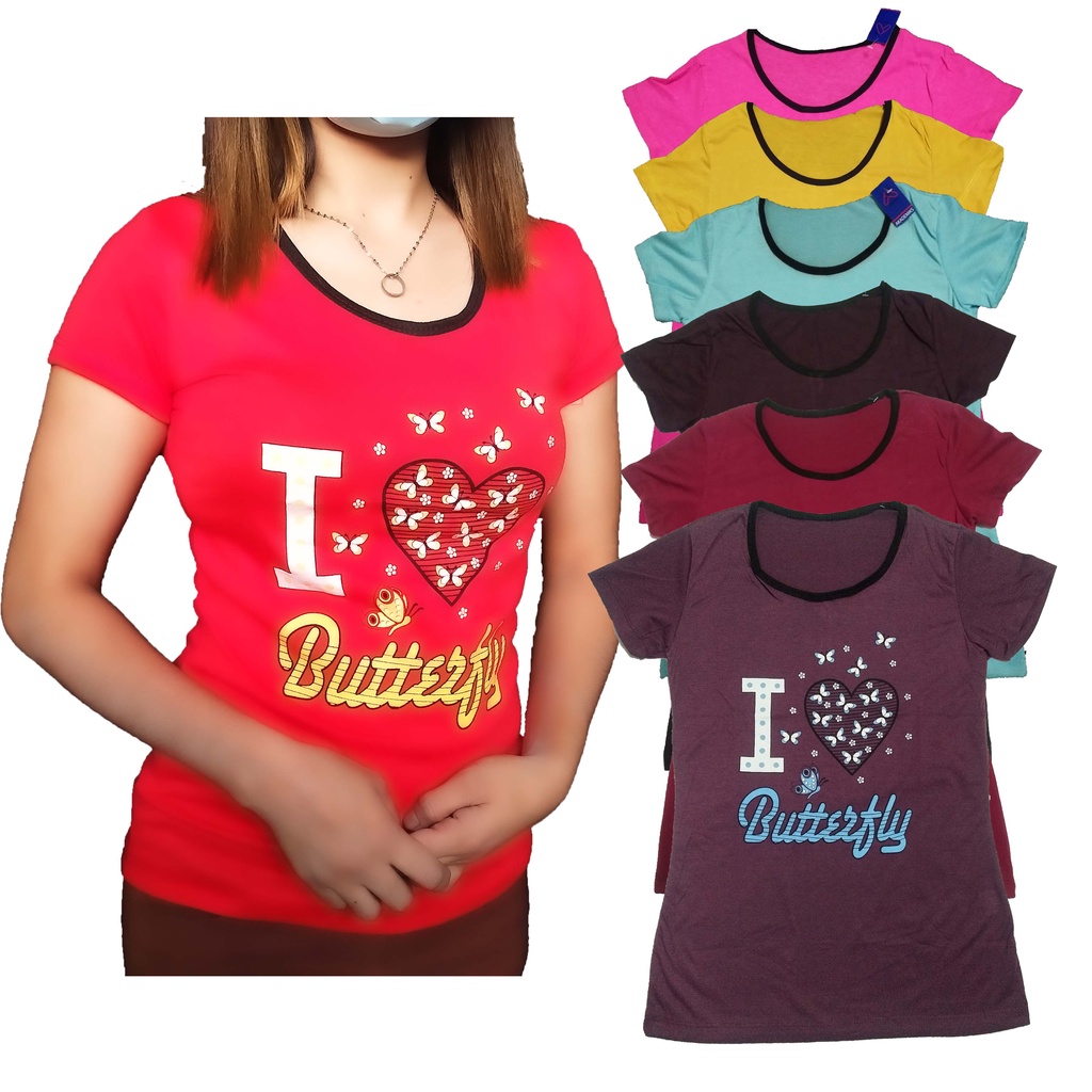 Colored akademiks blouse for teenagers(LOVE) | Shopee Philippines