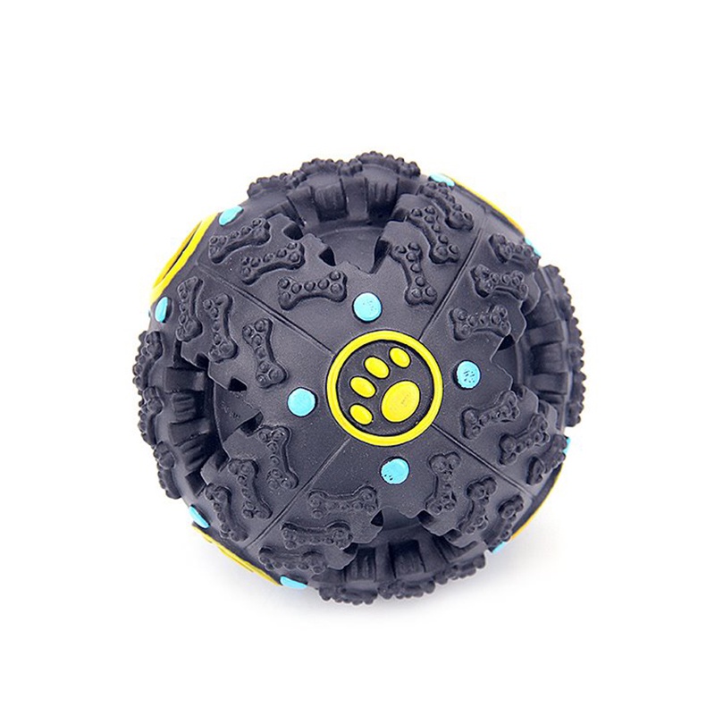 Pet dog squeak lost food ball squeak dog big dog puzzle training dog toy French Bulldog Pug ball pet #4
