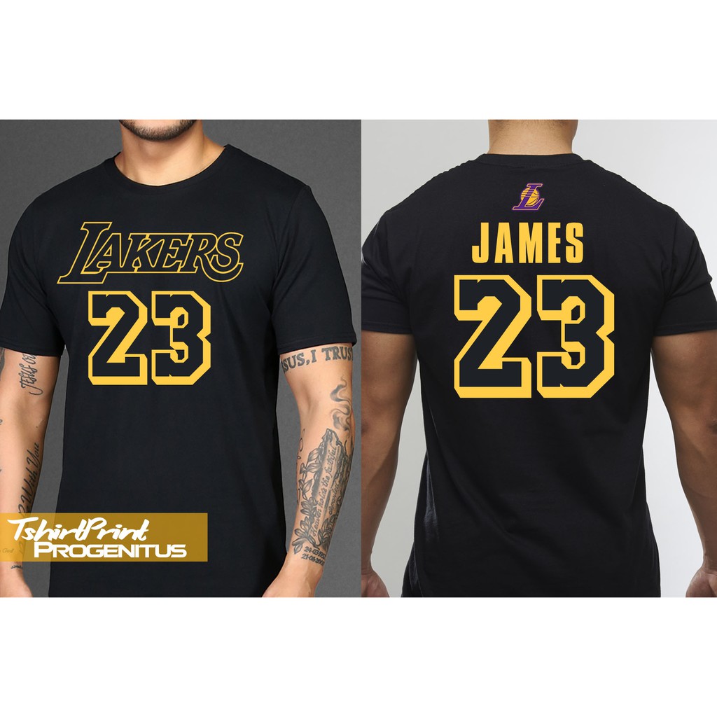 lebron james t shirt lakers