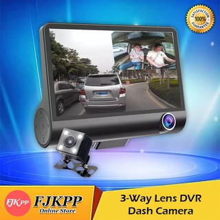 NIA DVR 3 Lens Dashcam FHD Car Camera Front-Indoor-Back Camera