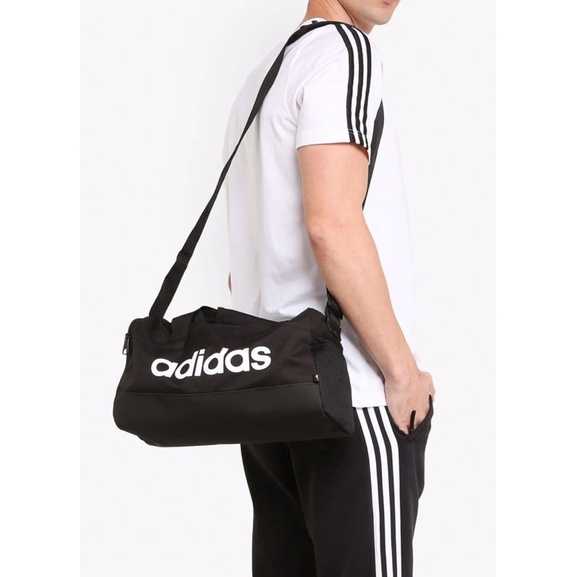 adidas originals mini duffle bag in black