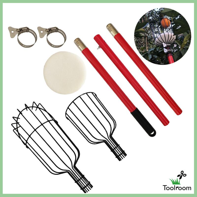 Toolroom Iron Fruit Picker Tool Fruits Picking Head Grabber for Oranges Getting Fruit