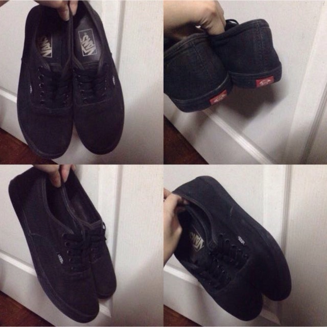 vans authentic lo pro black