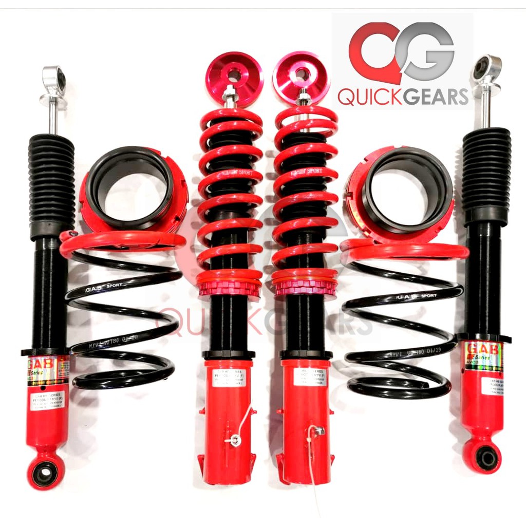 Perodua Myvi 20042016 GAB HE Series Adjustable Suspension / Coilover Shopee Philippines