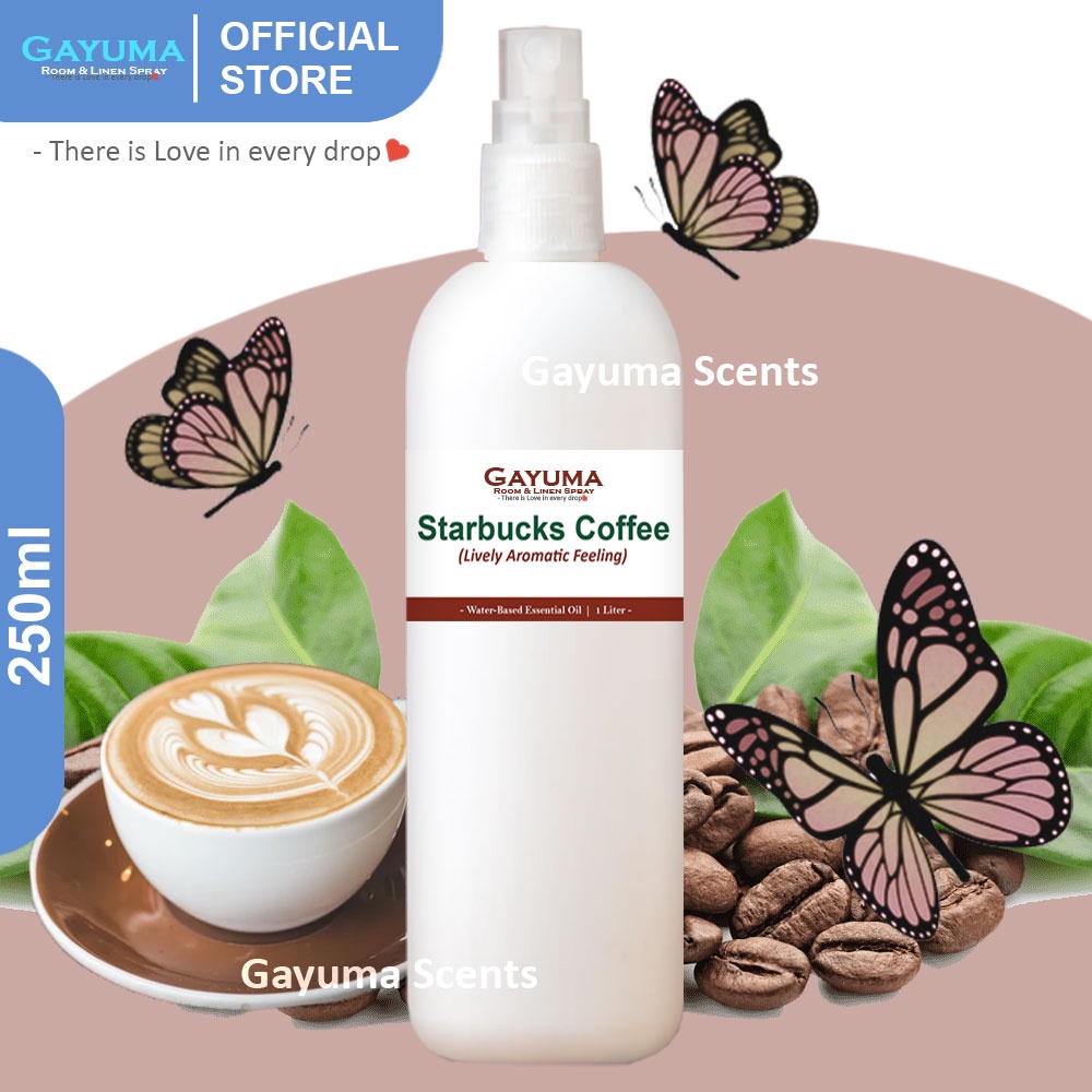 Gayuma COFFEE Premium Hotel Scent Fragrance Room Car Linen Disinfectant