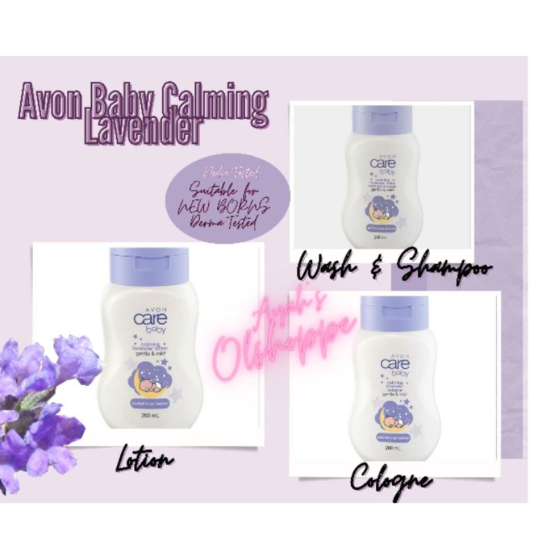 Original Avon Care Baby Calming Lavender 200ml | Shopee Philippines
