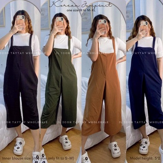 JL ICON- KOREAN JUMPSUIT WITH INNER /INNER ONLY /JUMPSUIT ONLY WITH DOUBLE SIDE POCKETS