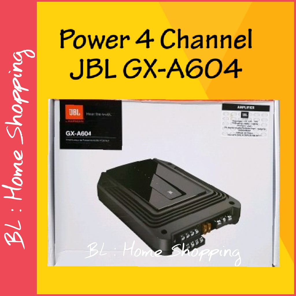 Jbl Gx Hayu A604 Power Ampli 4ch / Cheap Jbl Car Power / Jbl