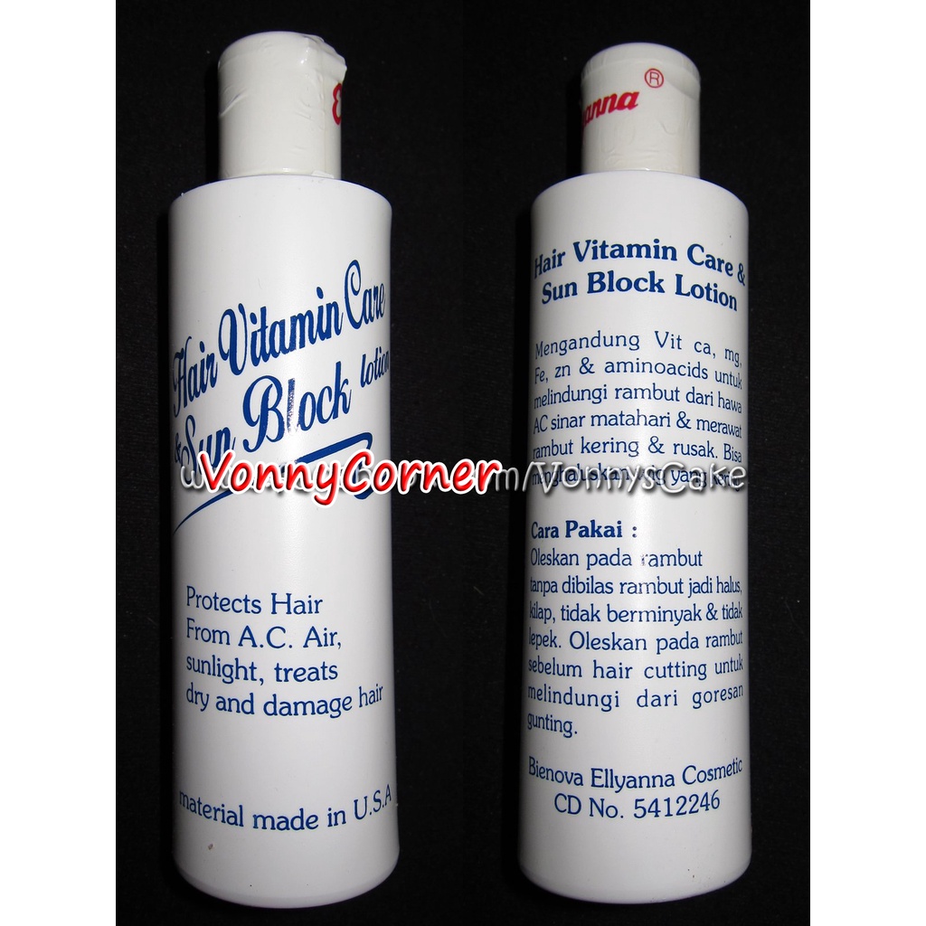 Bienova Hair Vitamin Care Sun Block Lotion Protects Dry Damaged Hair