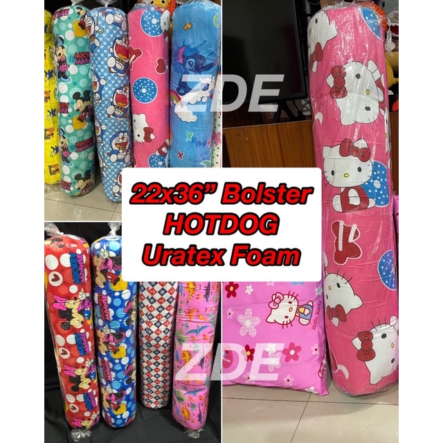 Hotdog Bolster pillow Uratex foam kids pillow Shopee Philippines