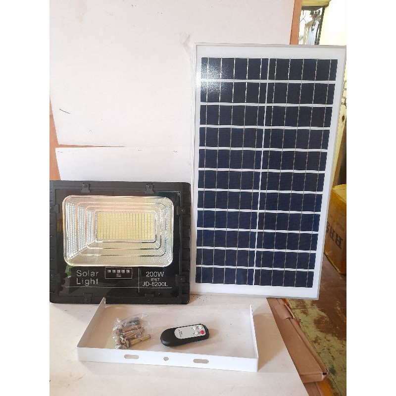JD 8200 L solar flood light Shopee Philippines