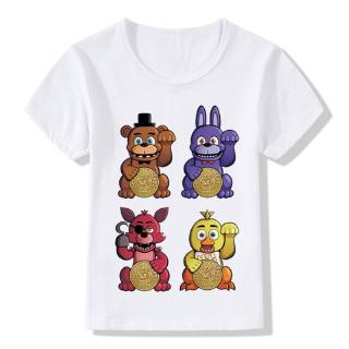 Fnaf Five Nights At Freddy S Kids Boys Cartoon T Shirt Tops Tee Blouse 6 14yrs Shopee Philippines - 2019 summer boys fortnite tshirt spiderman children clothing five nights at freddys fnaf t shirt fireman roblox stardust t shirt