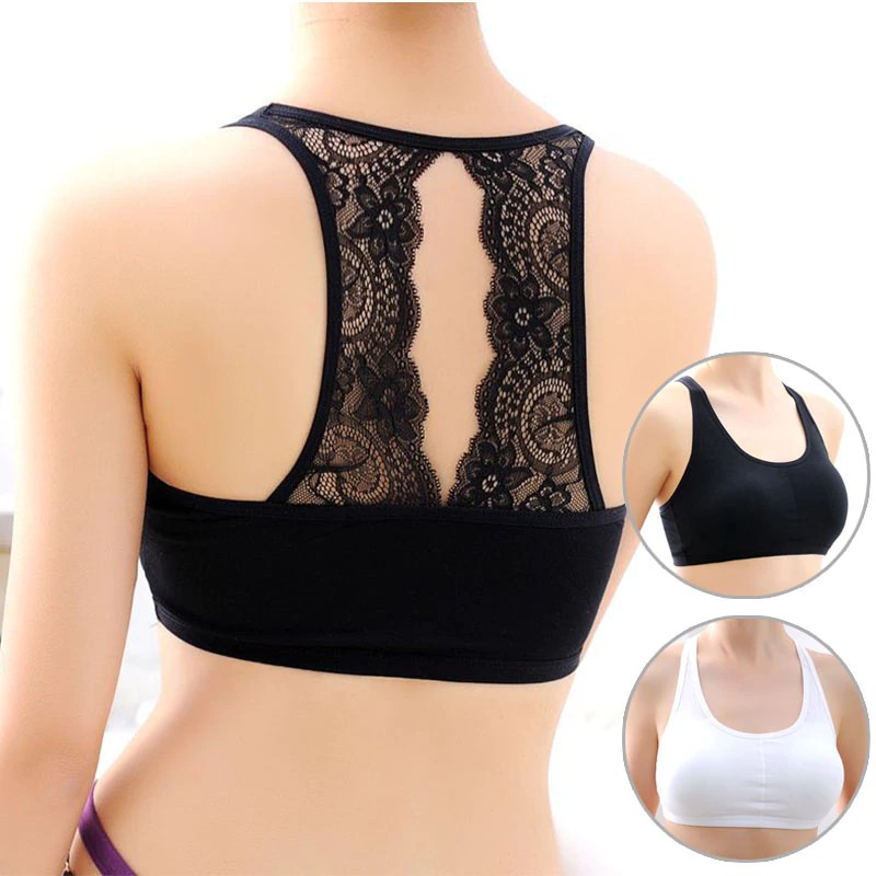 black bralette crop top