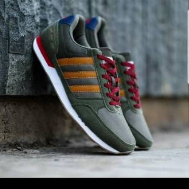 Adidas NEO CITY RACER ARMY BROWN MADE IN VIETNAM-ADIDAS NEO ARMY BROWN GRADE ORI Shoes Shopee