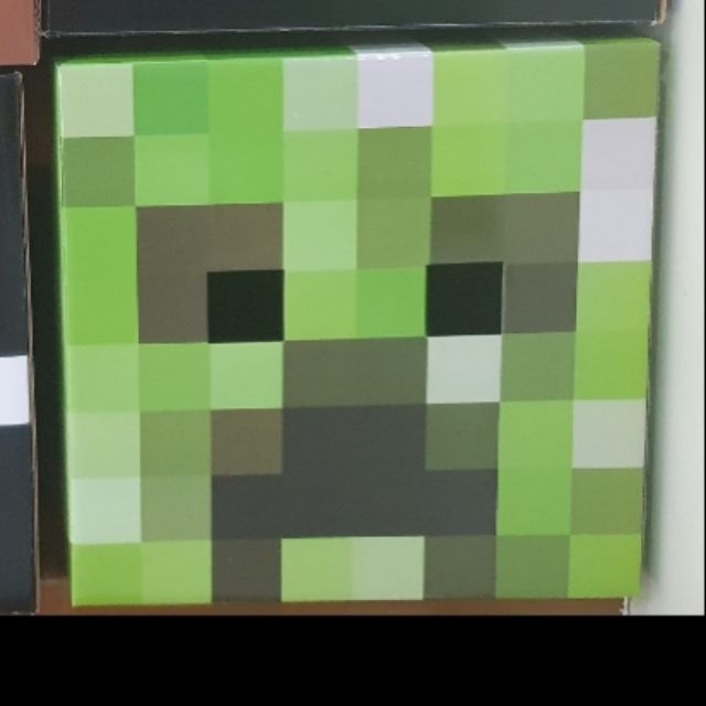 Minecraft Creeper Head Box 12x12inches for parties or costume Shopee